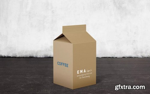 6 Milk Coffee Juice Carton Packaging Mockups1