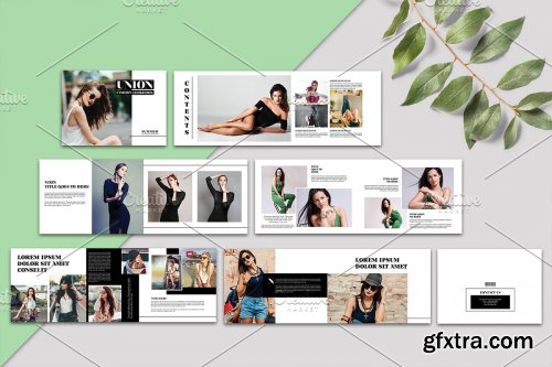 CreativeMarket - Fashion Lookbook v875 3796936