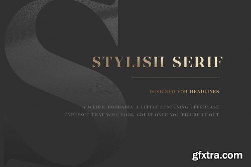 CreativeMarket - Commodus - All Caps Serif Typeface 3943069