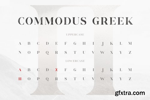 CreativeMarket - Commodus - All Caps Serif Typeface 3943069