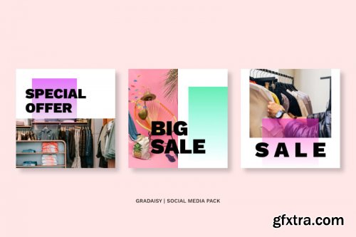 Gradaisy Social Media Pack