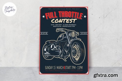 Motorcycle Poster Template