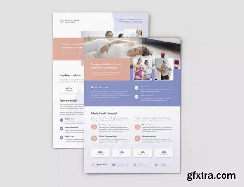 Pregnancy School – Brochures Bundle Templates