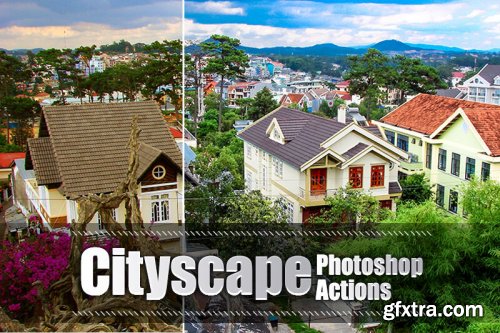 CreativeMarket - 30 Cityscape Photoshop Actions 3937117