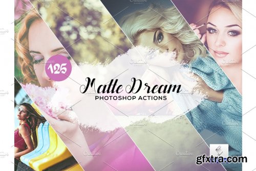 CreativeMarket - 125 Matte Dream Photoshop Actions 3934738