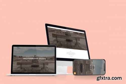 CreativeMarket - Multi Devices Website Mockup 3935318