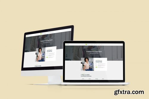 CreativeMarket - Multi Devices Website Mockup 3935318