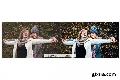 CreativeMarket - 130 Holiday Photograph Photoshop Actions 3934707