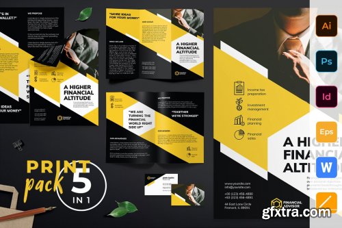 CreativeMarket - Financial Advisor Print Pack 3953818