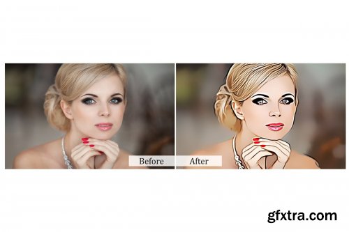 CreativeMarket - 22 Painting Photoshop Actions 3937931