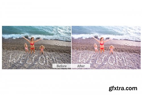 CreativeMarket - 30 Beach Photoshop Actions 3934283