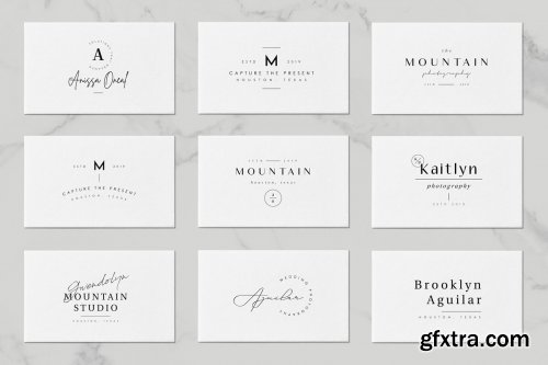 CreativeMarket - 50 Trending Minimal Logo Bundle V04 3946896