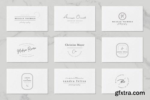 CreativeMarket - 50 Trending Minimal Logo Bundle V04 3946896