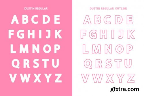 CreativeMarket - Dustin Sans Font Family 3954616