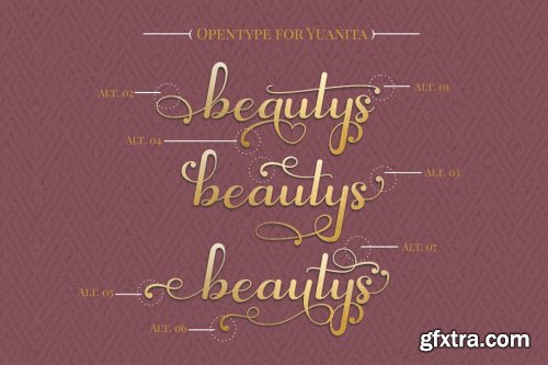 CreativeMarket - Yuanita - Modern Calligraphy Font 3955285