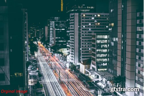 CreativeMarket - Night Vision Photoshop Action 3740036