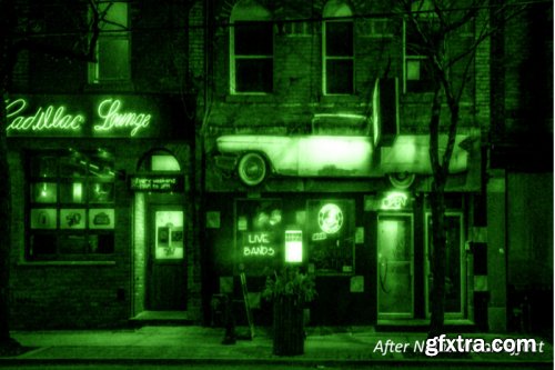 CreativeMarket - Night Vision Photoshop Action 3740036