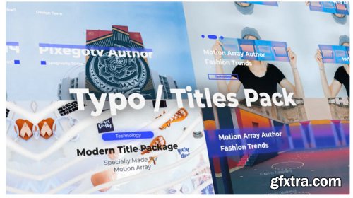 Typo / Titles Pack 263372