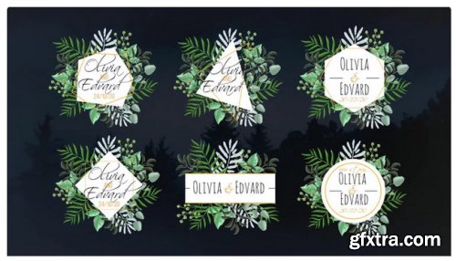 Tropical Wedding Labels 263420