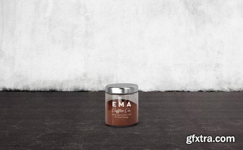 6 Coffee Storage Cans Mockups