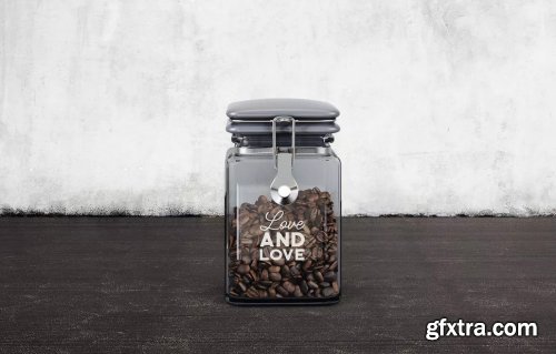 6 Coffee Storage Cans Mockups