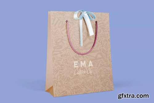 6 Paper Shopping Bag Mockups