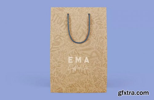 6 Paper Shopping Bag Mockups