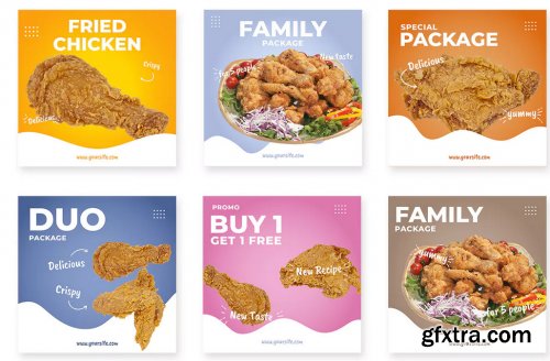 Social Media Kit Fried Chicken