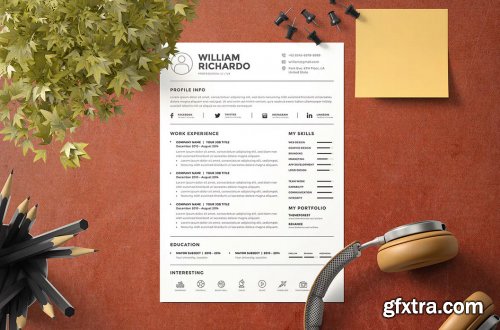 Minimal Resume Template v.3