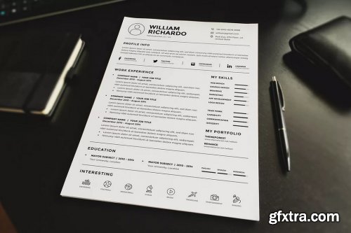 Minimal Resume Template v.3