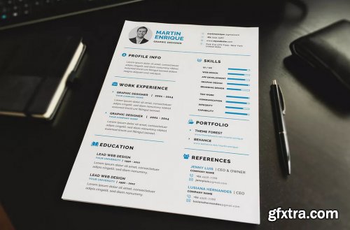 Minimal Resume Template v.3