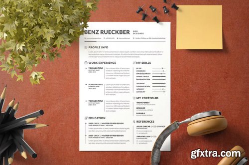 Minimal Resume Template v.4