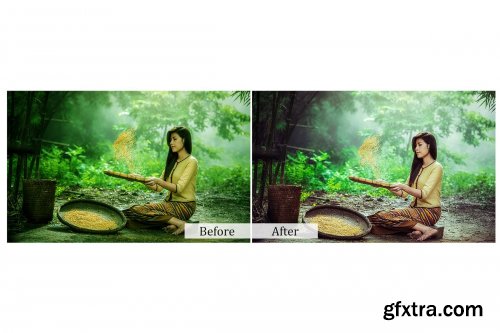 CreativeMarket - 90 Nature Photoshop Actions Vol2 3937918