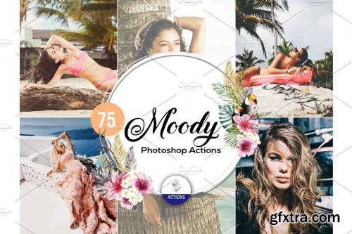 CreativeMarket - 75 Moody Photoshop Actions 3937908