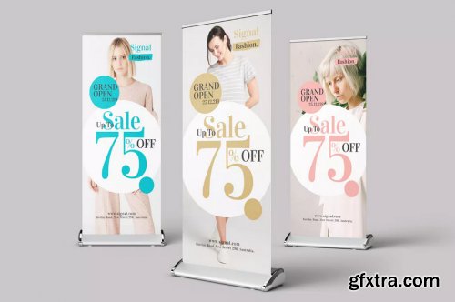 Grand Opening Sale Roll Up Banner