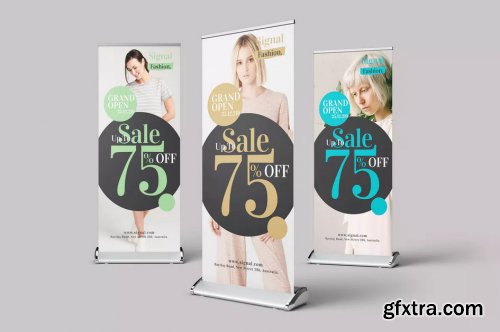 Grand Opening Sale Roll Up Banner