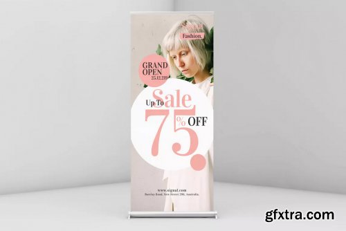 Grand Opening Sale Roll Up Banner