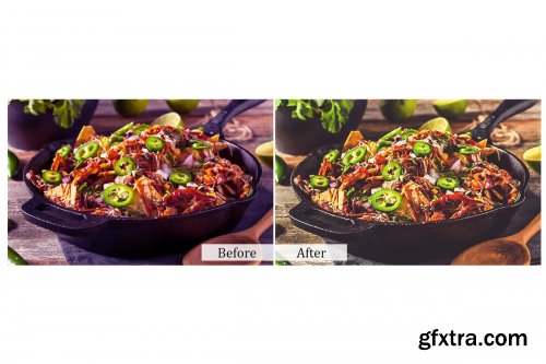 CreativeMarket - 80 Food Photoshop Actions 3937507