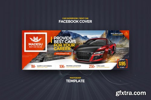 Rent Car / Showroom Facebook Cover Template