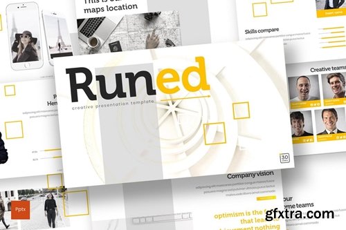 Runed Powerpoint, Keynote and Google Slides Templates