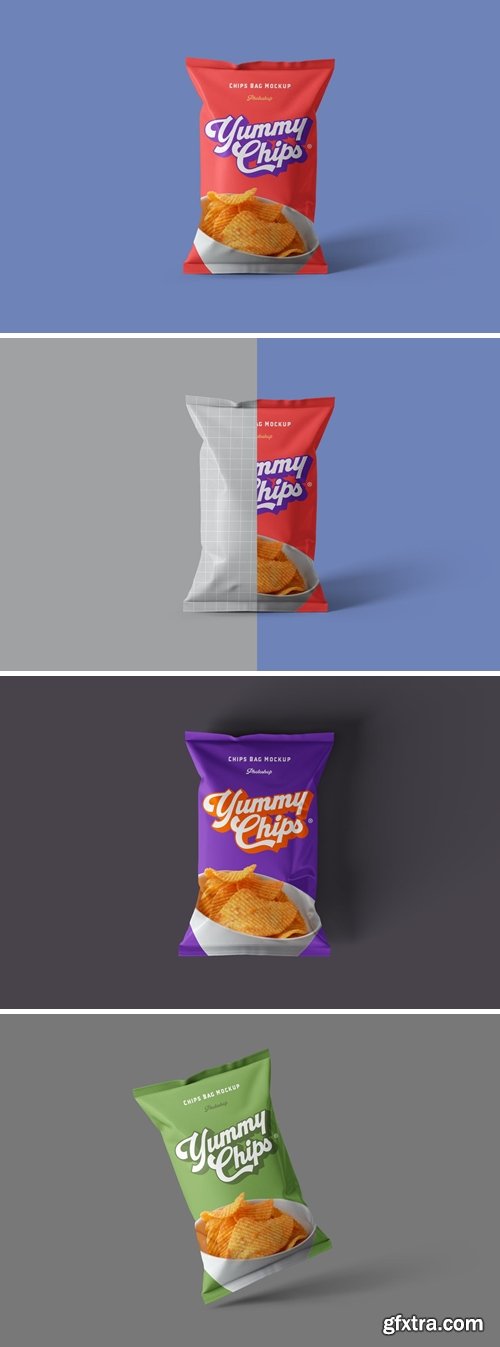 Chips Bag Mockups