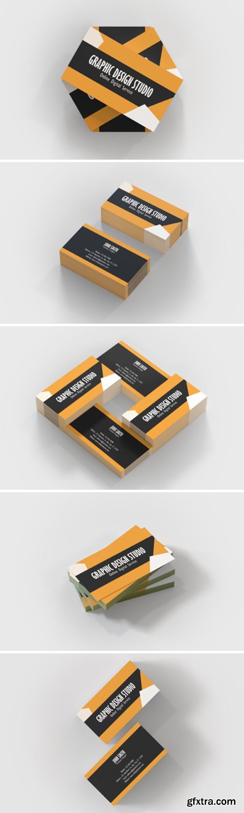 Graphic Design Business Card Template 1671955