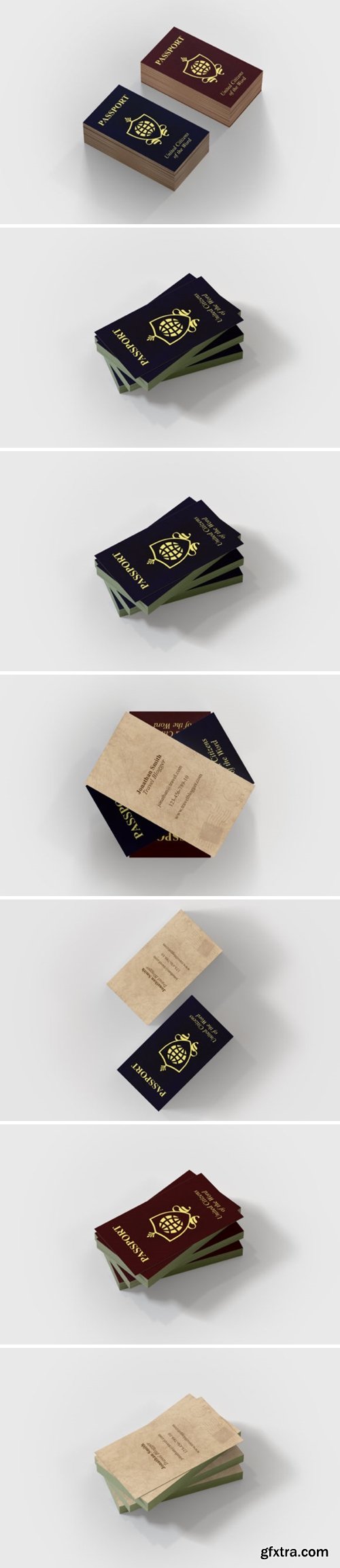 ESCAPE: a Travel Business Card Template 1671928