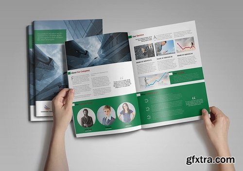 Corporate Business Bi-Fold Brochure