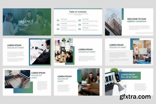 Agence - Agency Powerpoint Google Slides and Keynote Templates