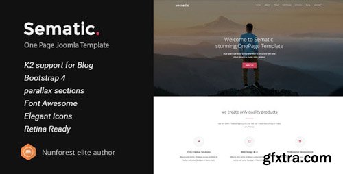 ThemeForest - Sematic v2 - One Page Joomla Template - 22990621