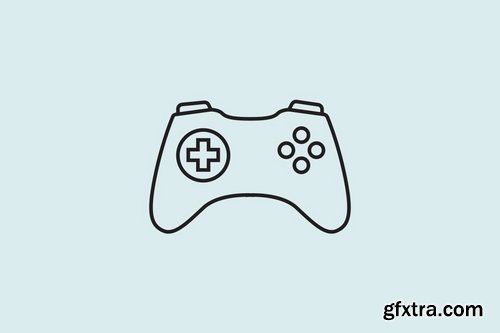 12 Video Game Controller Icons