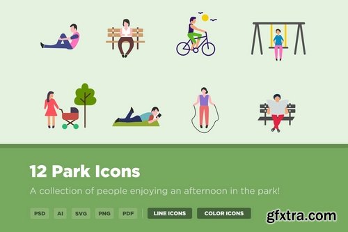 12 Park Icons