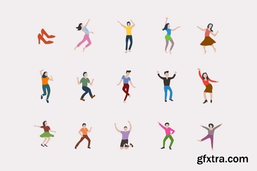 15 Dancing Icons