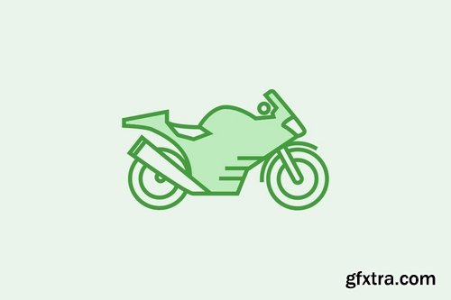 15 Motorbike Icons